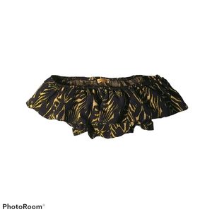 Zara, S, Navy Blue, Tropical Crop Top